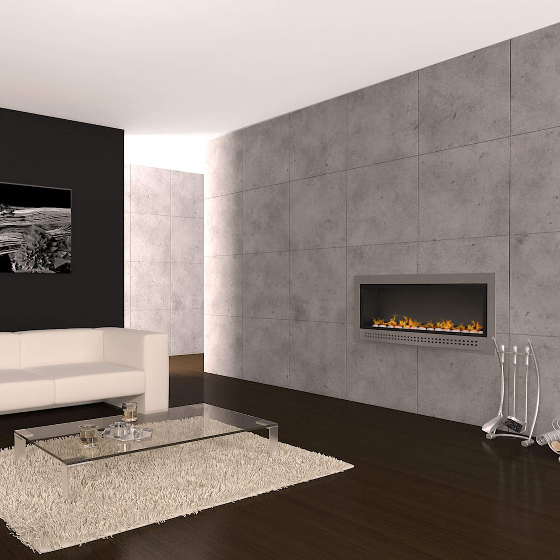 Chad-O-Chef Contemporary Built-In Gas Fireplace