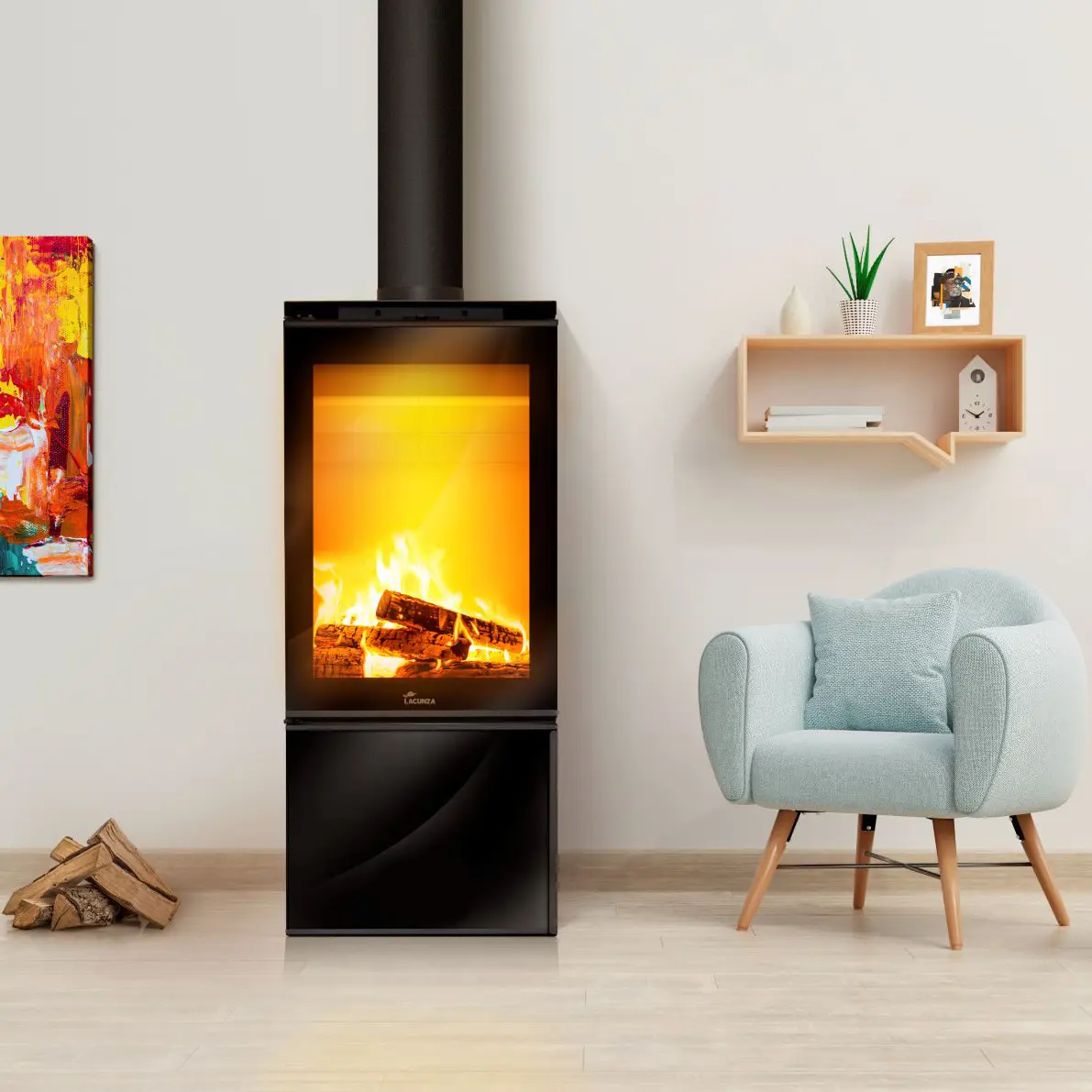 Lacunza Calais Combustion Stove (9-17kW)