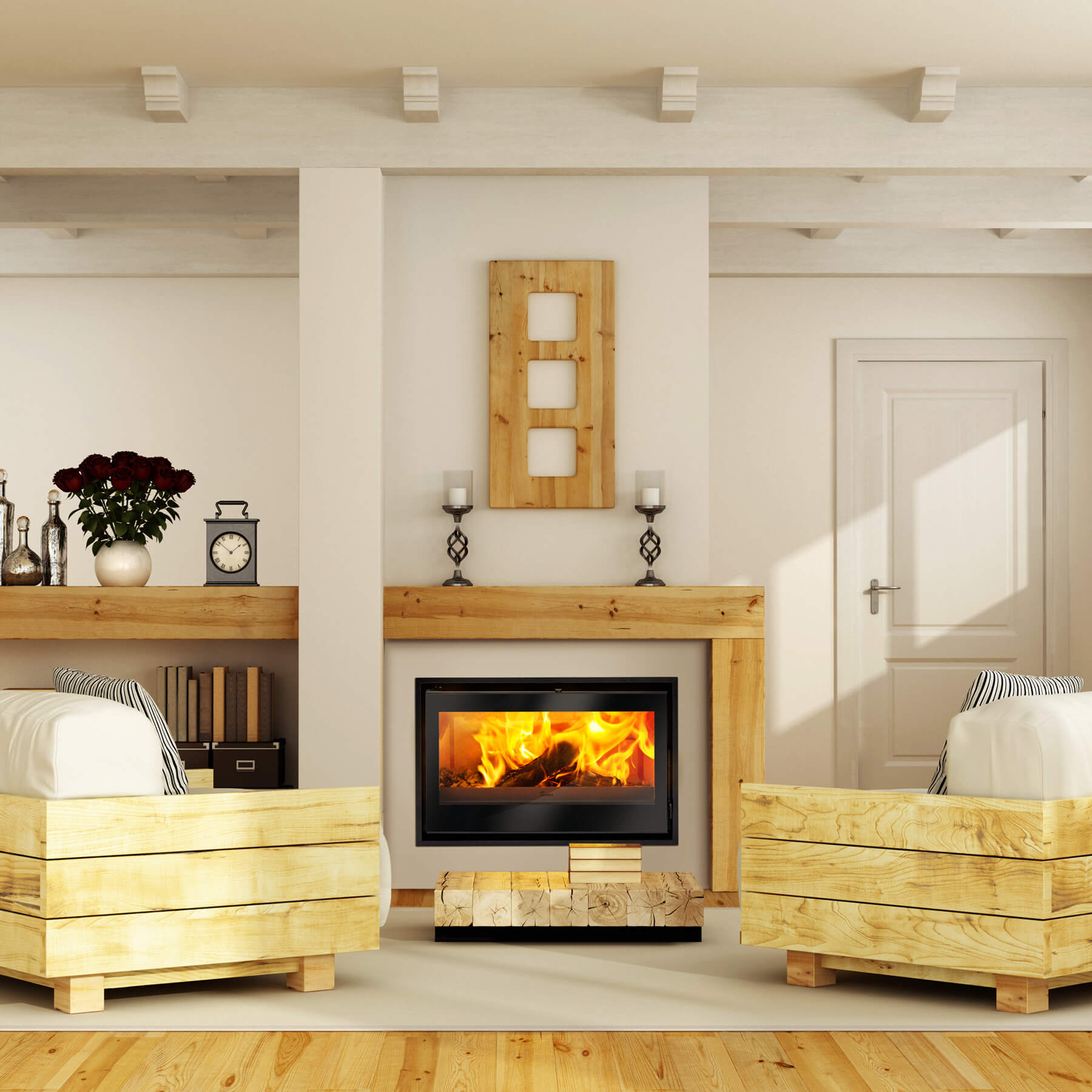 Lacunza Aroa 700 Built-in Combustion Stove (7-13kW)