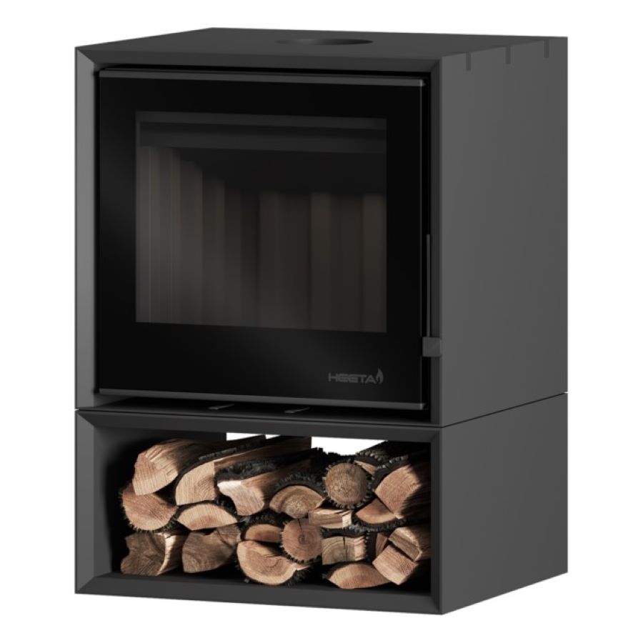 Heeta 600 Log Base Wood Fireplace