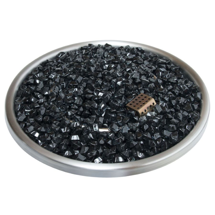 Chad-O-Chef Outdoor Firepit Burner with Glass
