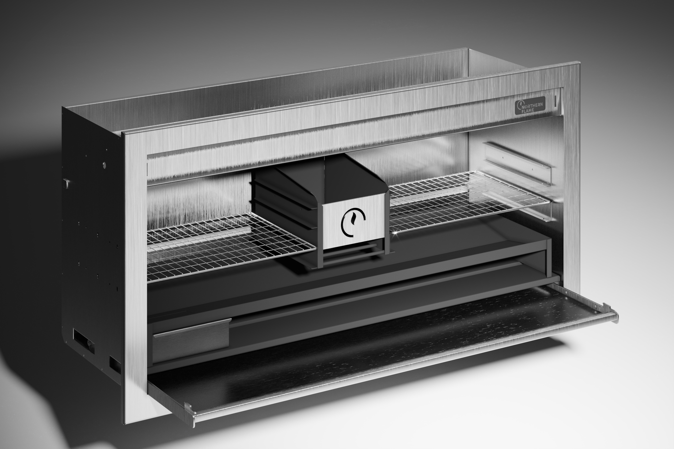 Northern Flame 1500 Stainless Steel Wood Braai
