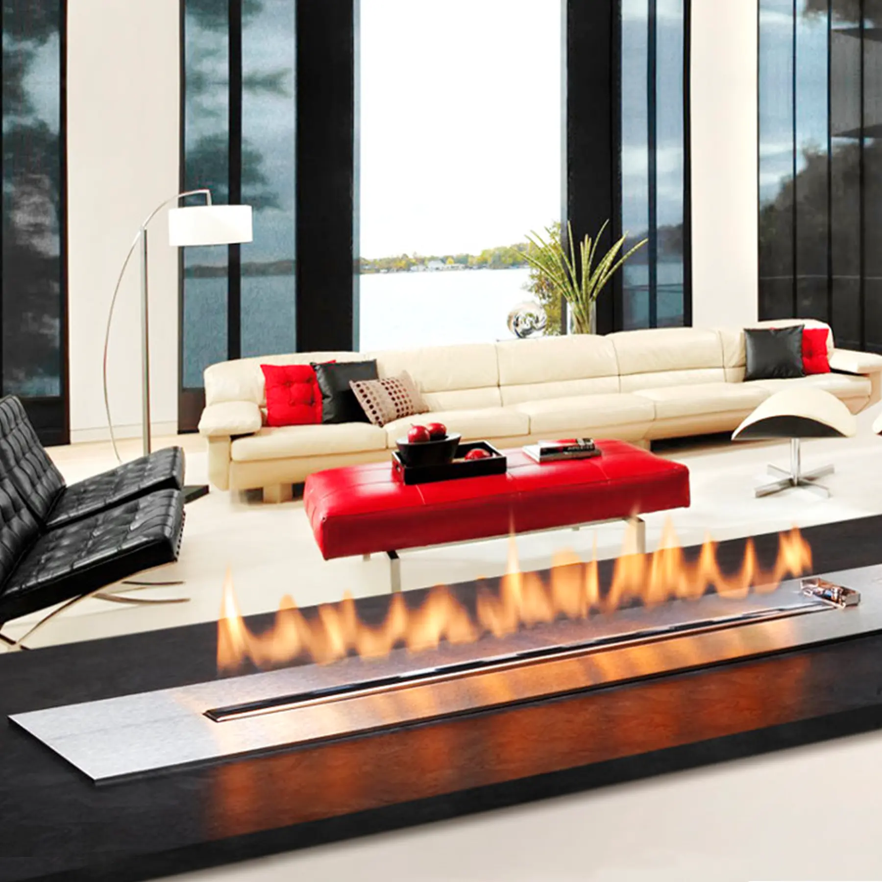 Infiniti Fires Drop-In Gas Fireplace