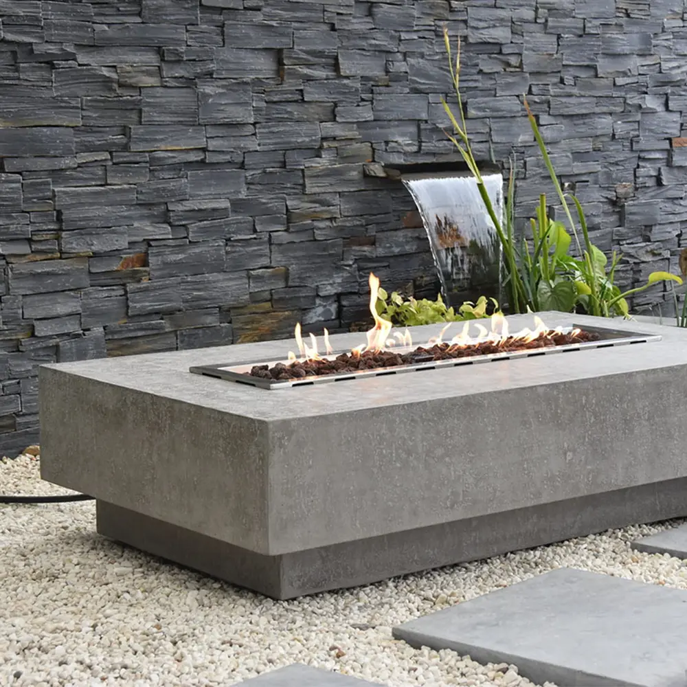 Signi Fires Outdoor Rectangular Gas Burner