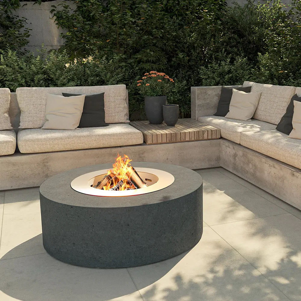 Signi Fires Nature Round Wood Firepit