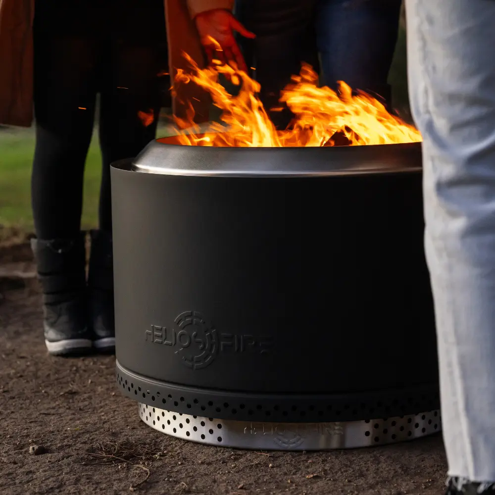 Helios Fire Apollo Black Smokeless Fire Pit