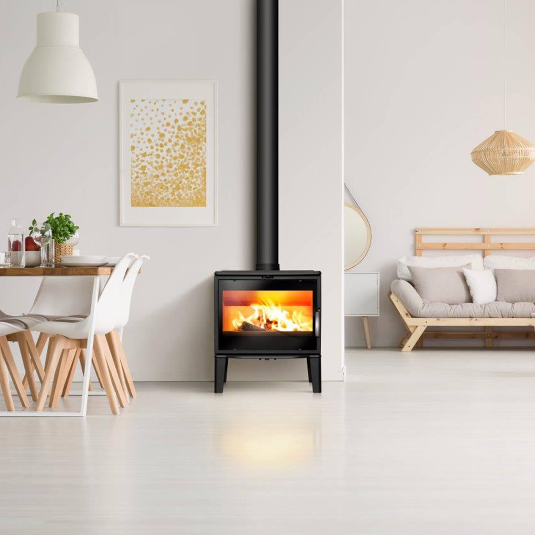 Lacunza Biarritz Cast Iron Combustion Stove (6-12kW)