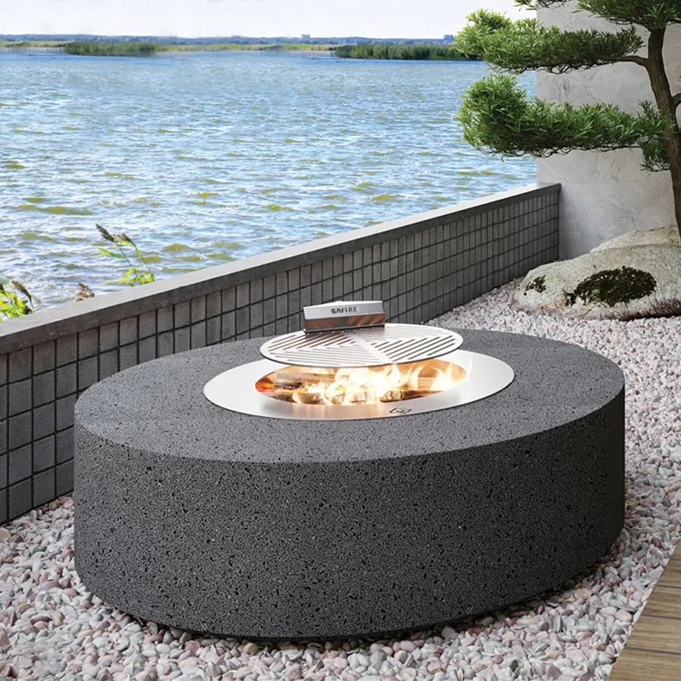 SAfire Sirca Wood Firepit