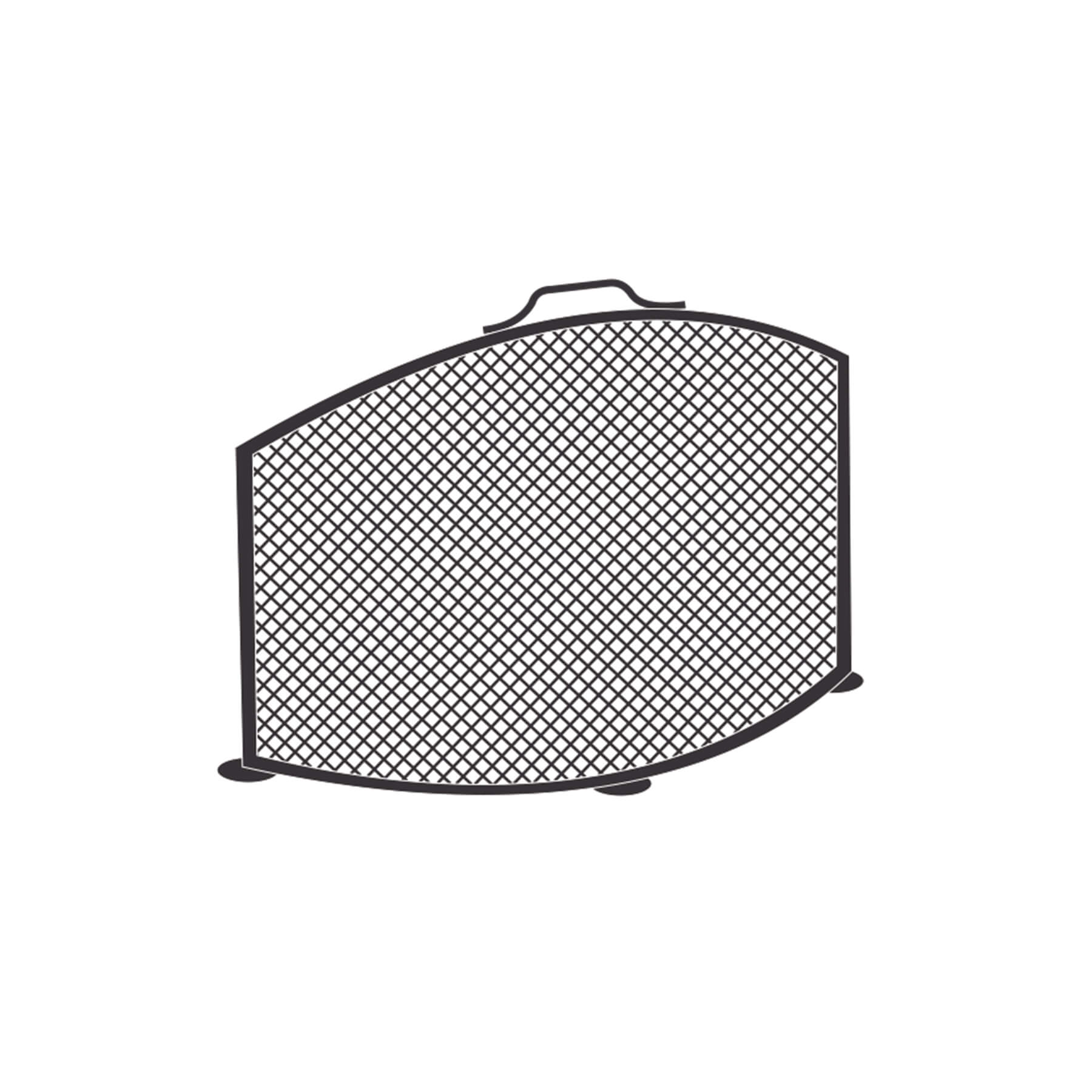 Wrought Iron Firescreens – Oval Panel