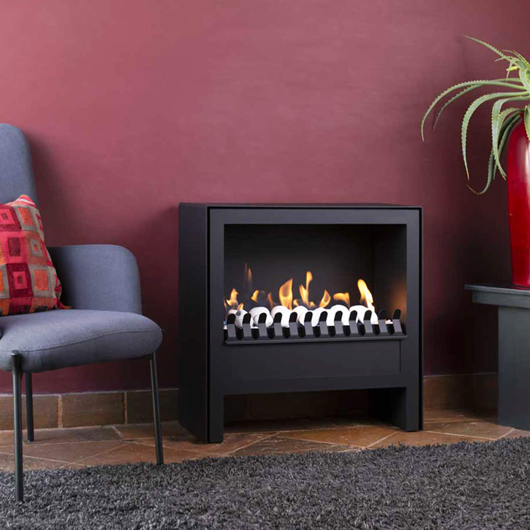 Chad-O-Chef Focus Freestanding Gas Fireplace