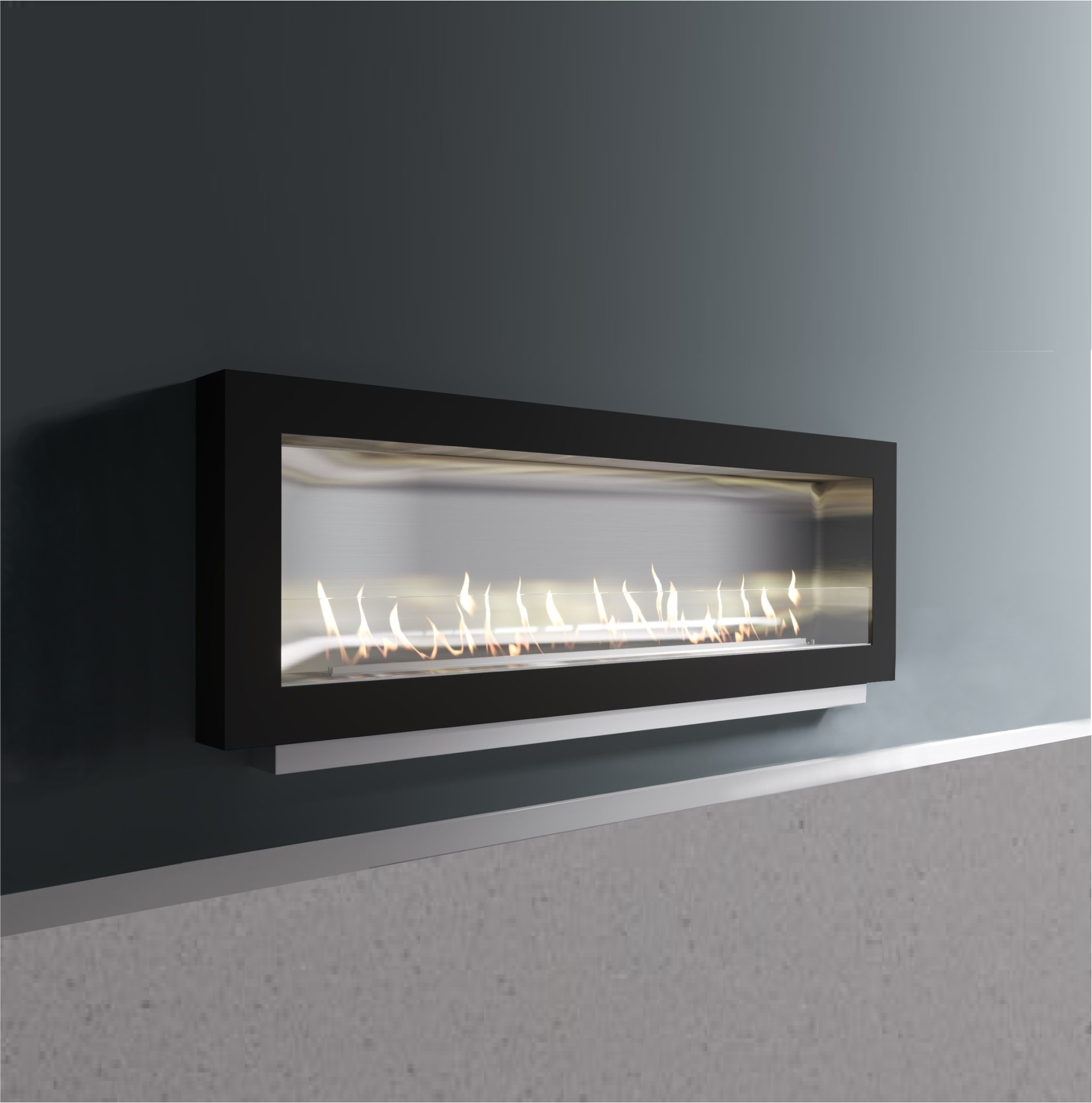 SAFire Chanterie WallArt Wall-mounted Gas Fireplace