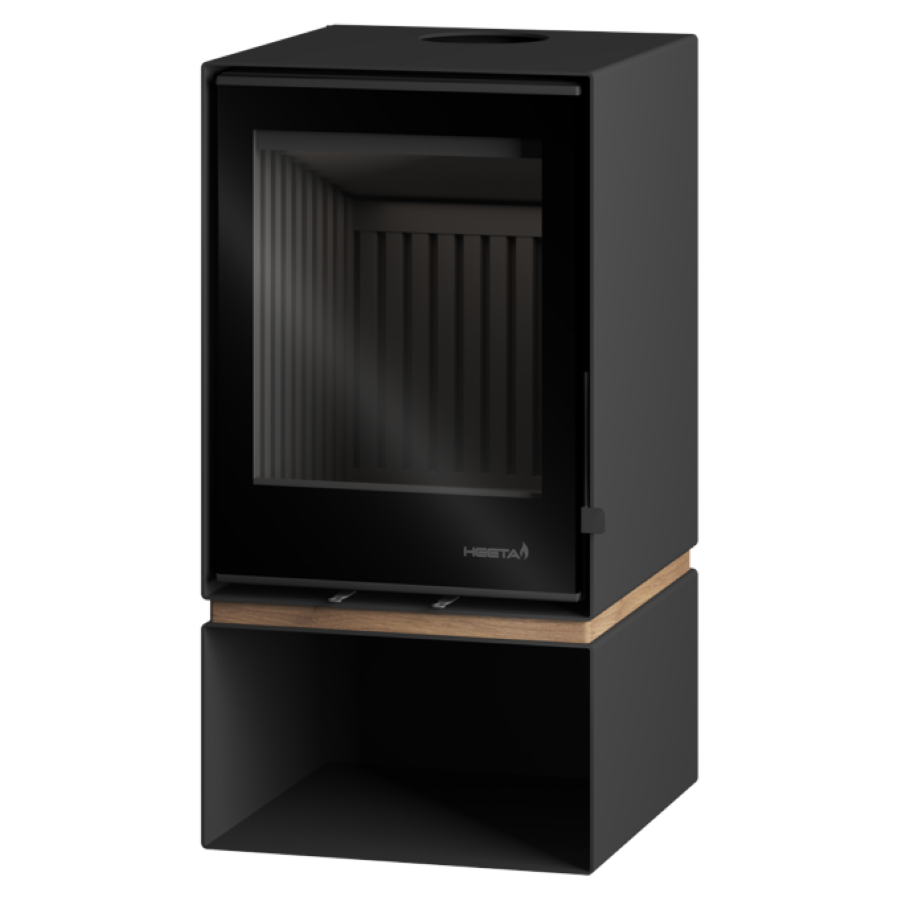 Heeta 500 Oakley Log Base Wood Fireplace