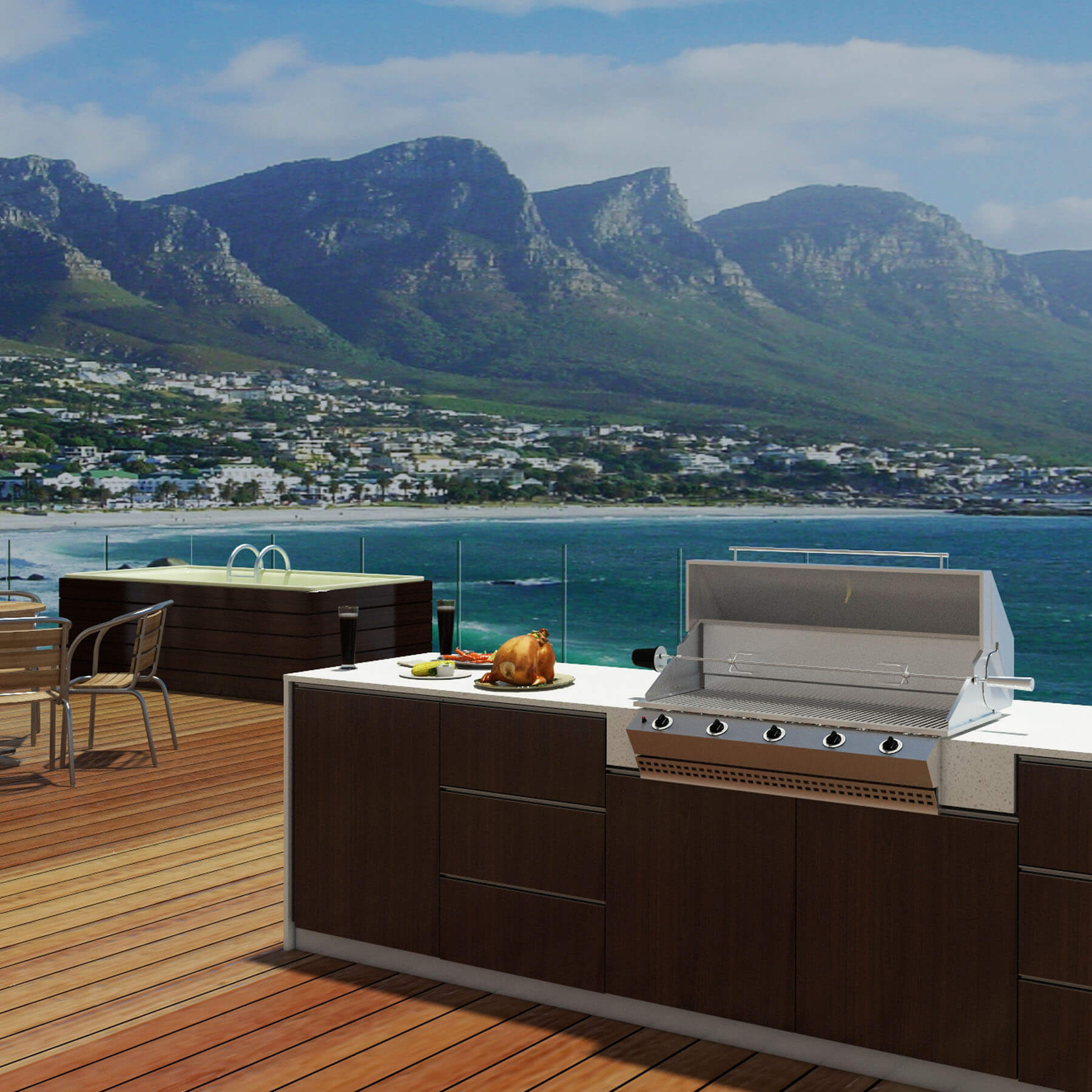 Chad-O-Chef Sizzler Gas Grill