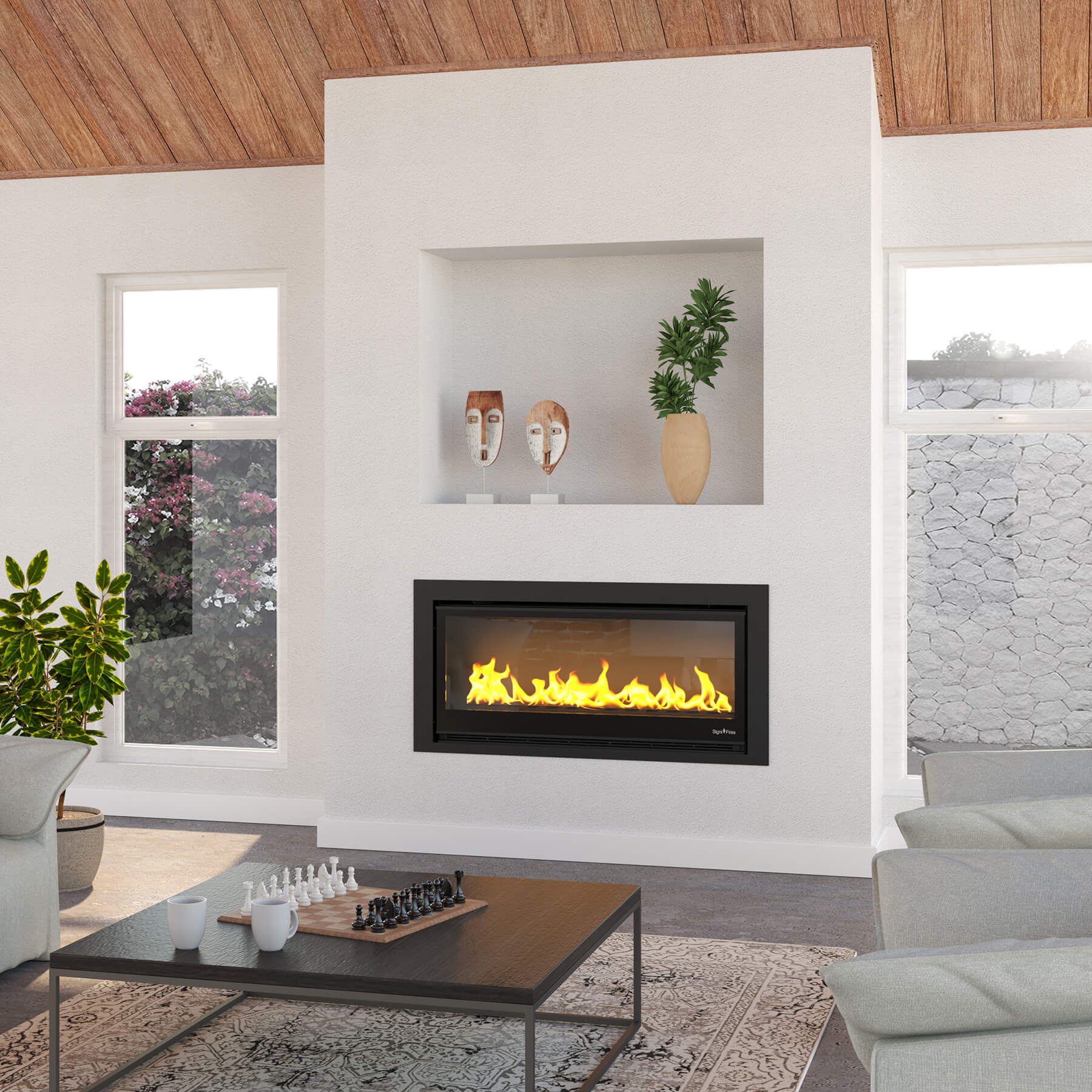 Signi Fires Element Built-in Gas Fireplaces