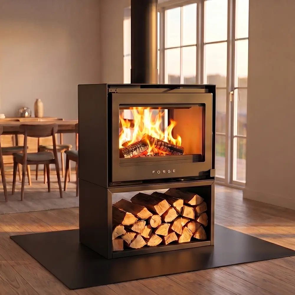 Forge Fires D60 Double-sided Combustion Stove (15kW)