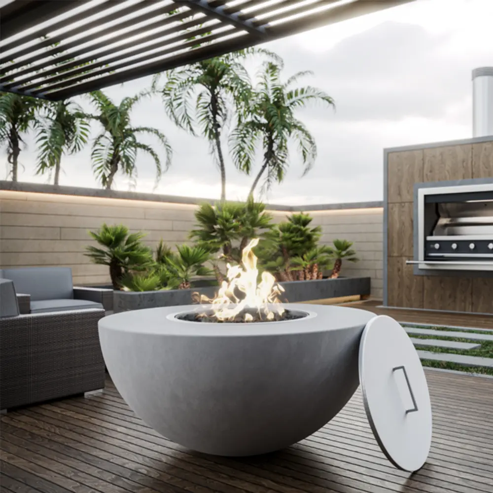 SAfire CarloForno Gas Firepit