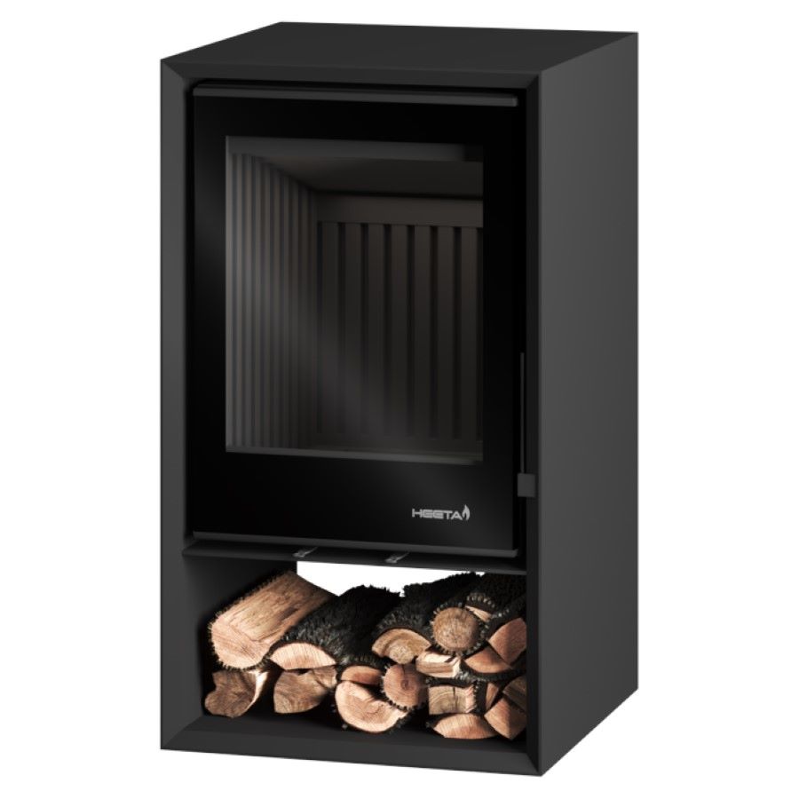 Heeta 500 Log Base Wood Fireplace
