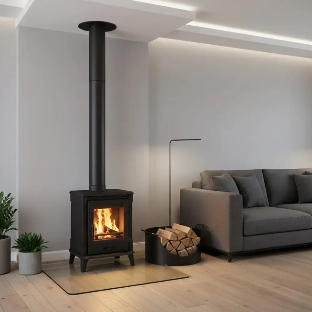 Nordflam Erino Cast Iron Combustion Stove (8kW)