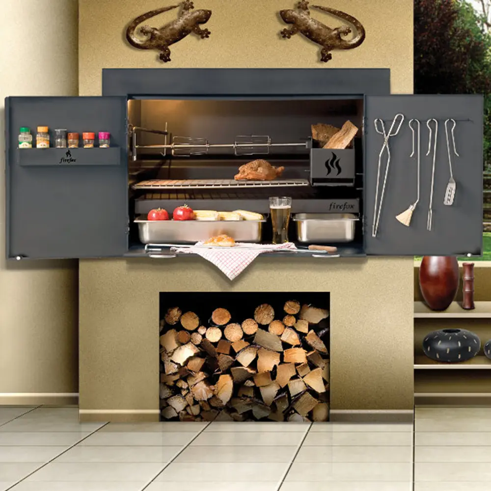 Firefox Multifunction with Deluxe Doors Built-in Braai
