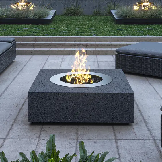 SAfire Squaire Gas Firepit