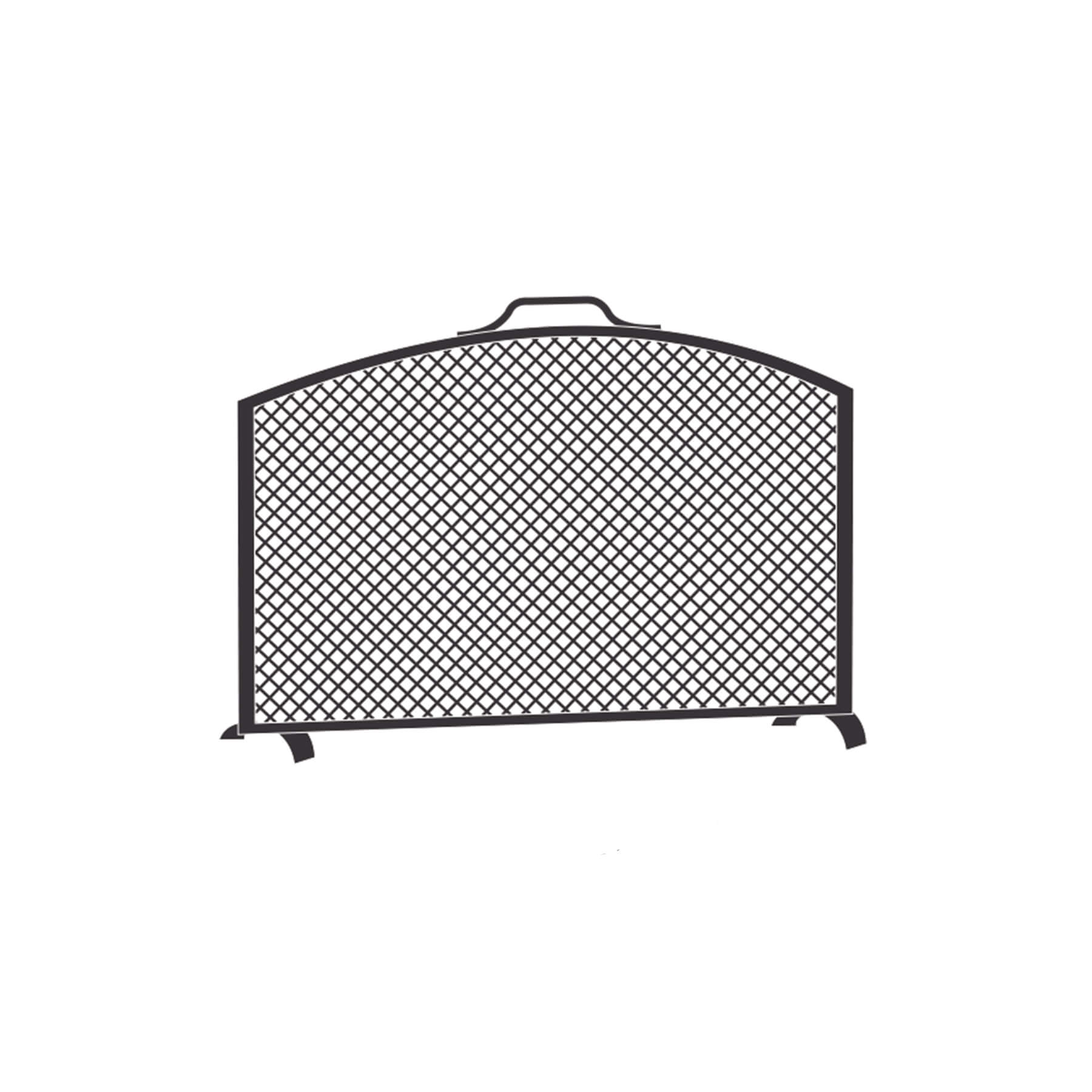 Wrought Iron Firescreens – Flat Panel