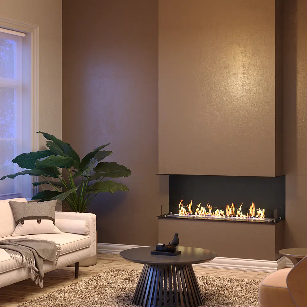 Signi Fires Lumin Bay Built-in Gas Fireplace