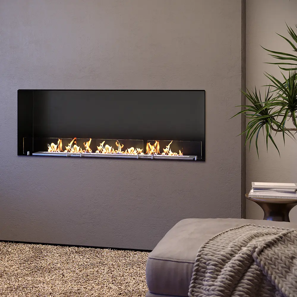 Signi Fires Lumin Single-sided Built-in Gas Fireplace