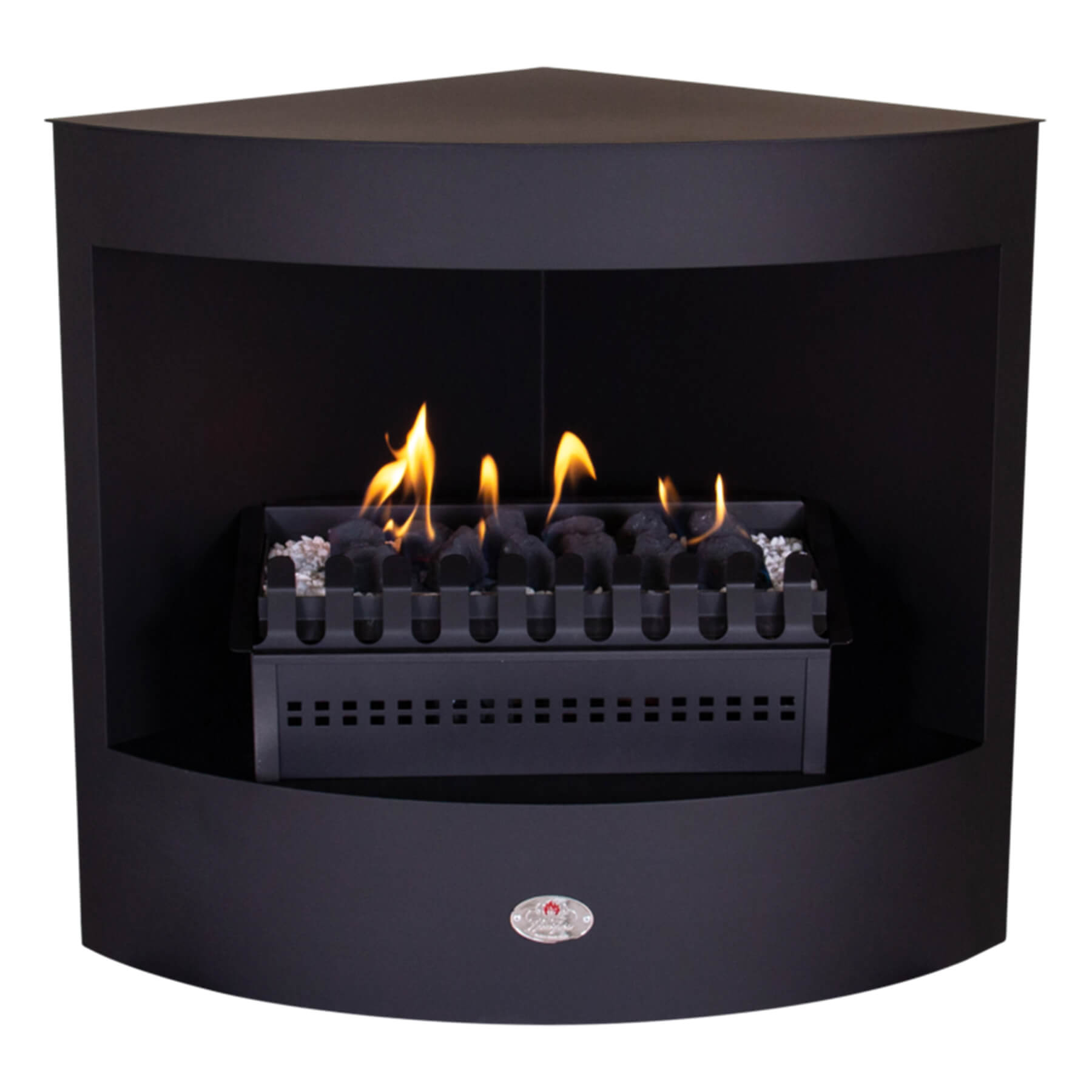 Home Fires Panoramic Freestanding Gas Fireplace