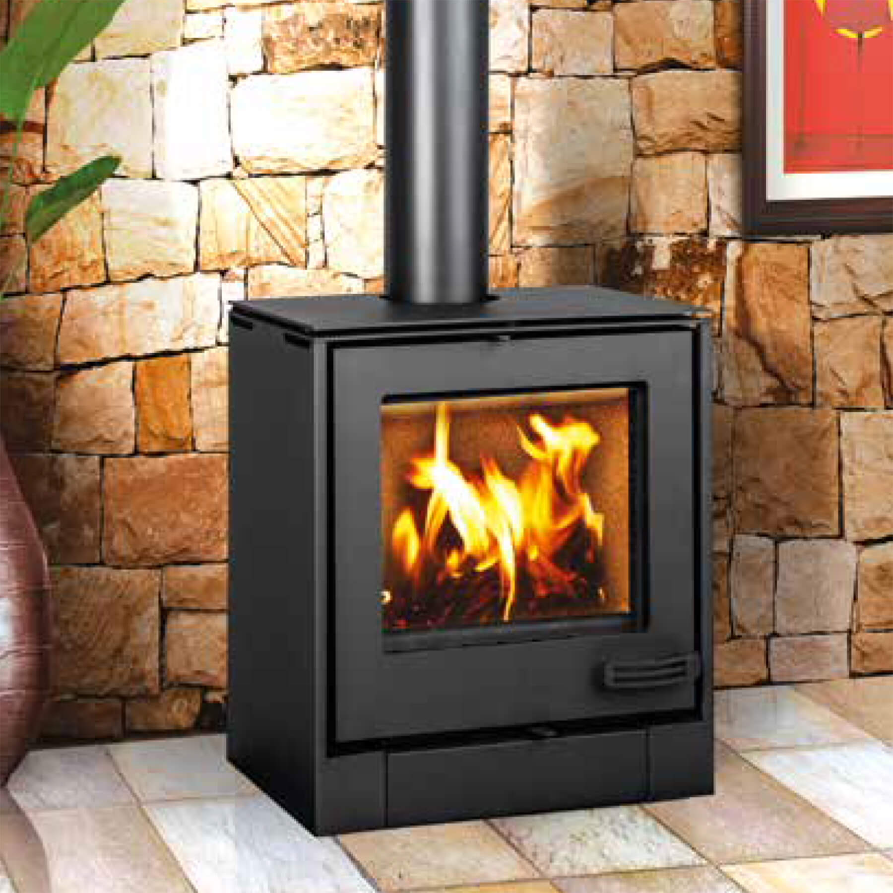 Infiniti Fires Cube Convection Wood Stove (8kW)