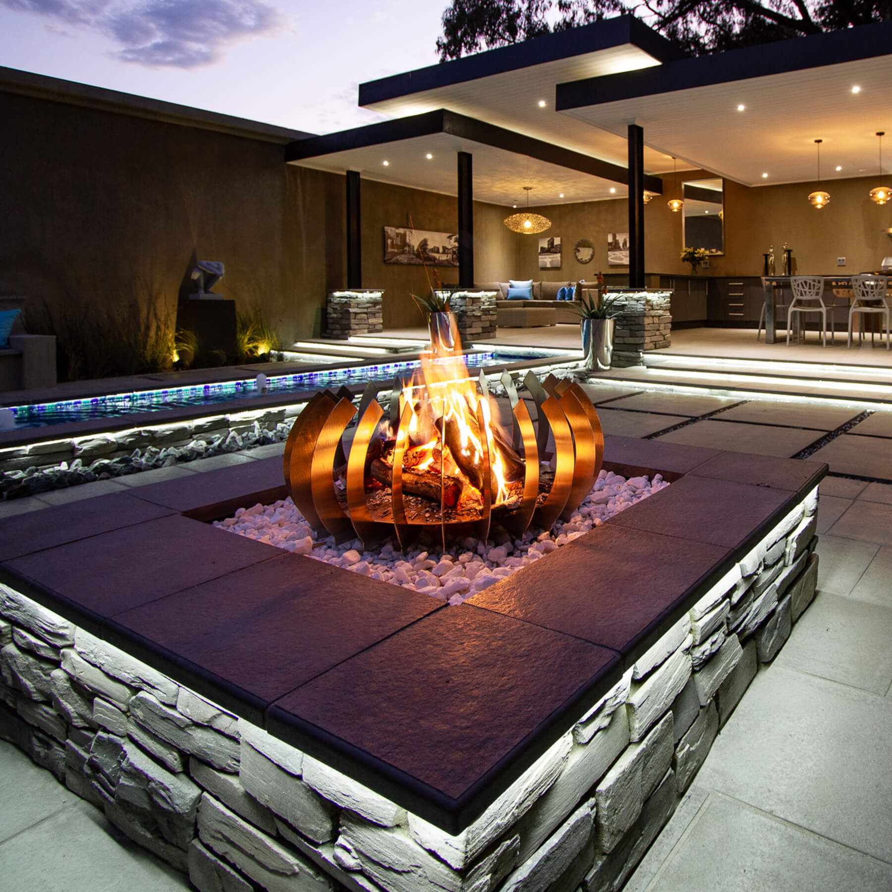 FireBlade – Housing for Chad-O-Chef Outdoor Firepit Burner