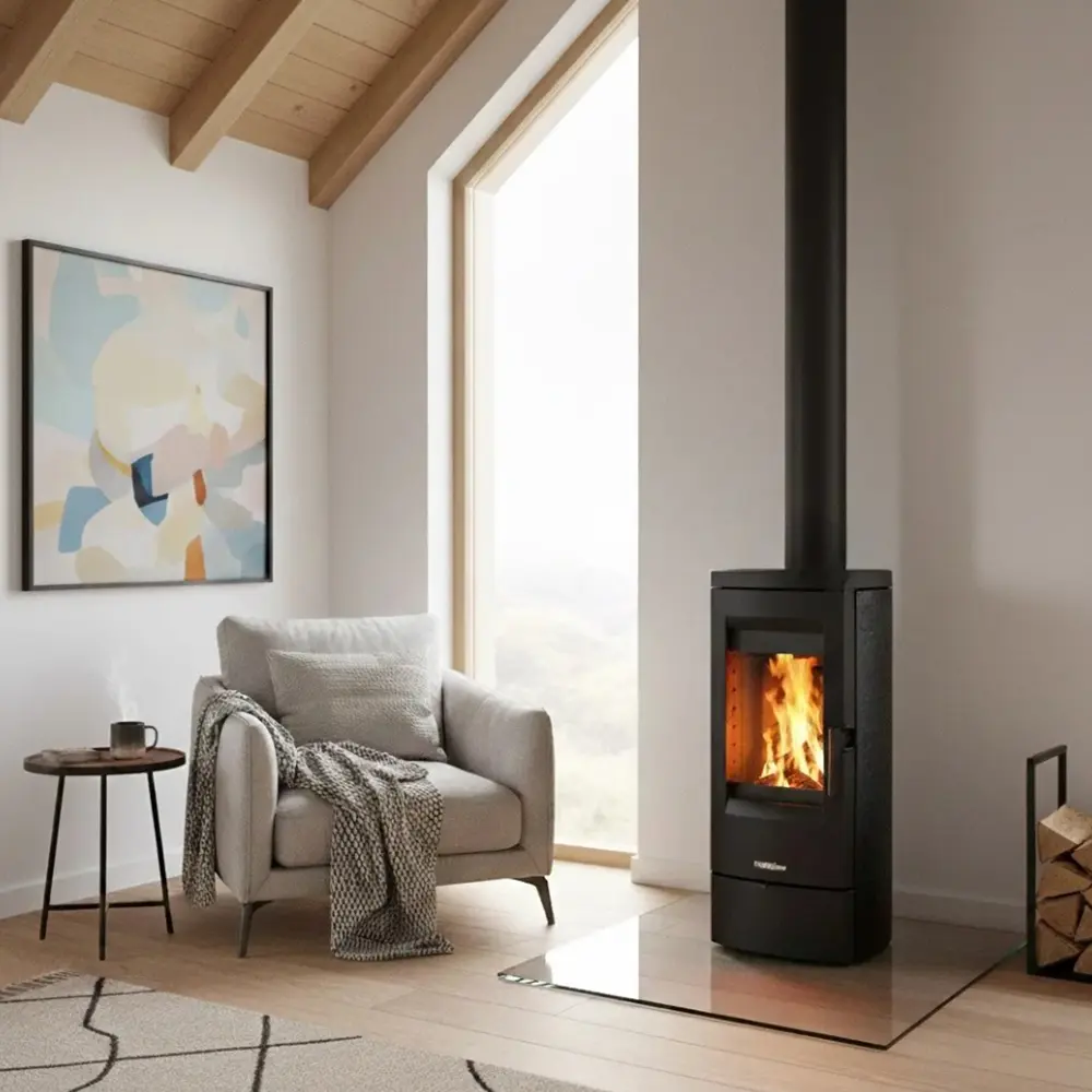 Nordflam Sora Cast Iron Combustion Stove (7kW)