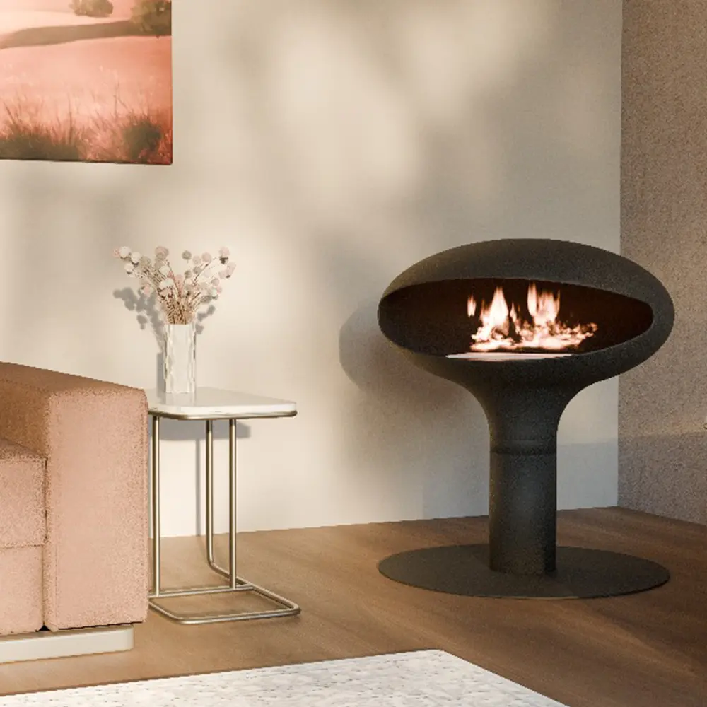 Signi Fires Aero Freestanding Bioethanol Fireplace